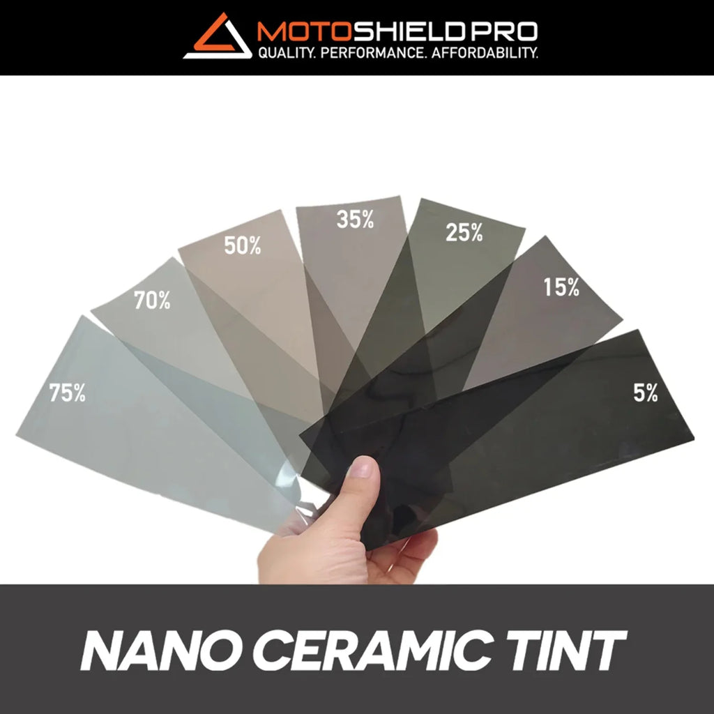 Ceramic Window Tint Film for 2014-2019 Chevrolet Silverado 2500 Crew Cab Front Windshield 50% K761