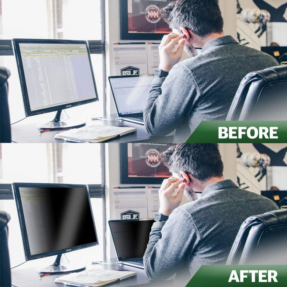 17” Removable Acrylic Privacy Screen for Monitor, Pack of 2 K3691