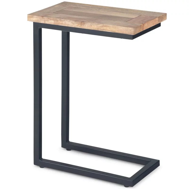 Solid Wood C-Shape End Table Set W91550