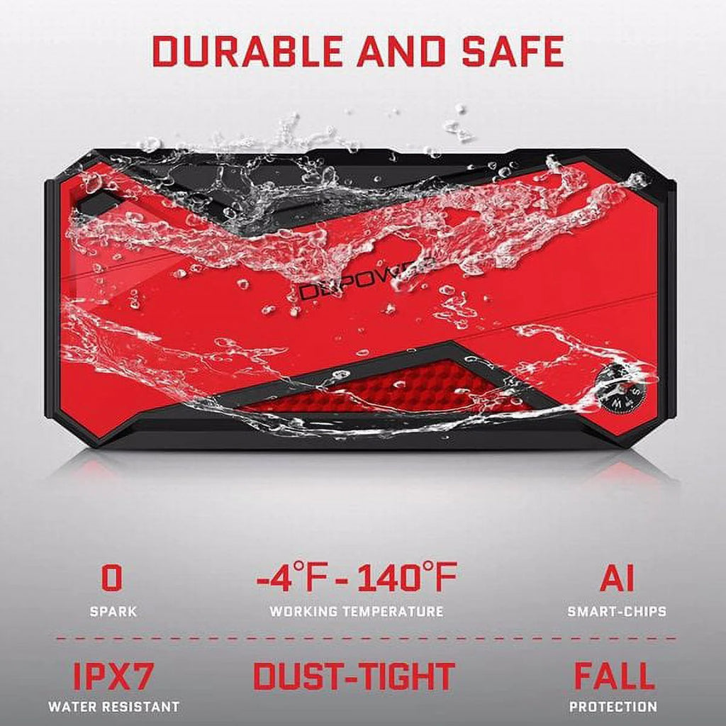 1600A 18000mAh Portable Car Battery Jump Starter F835