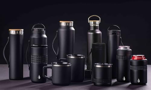 16oz Triple Wall Stainless Steel Insulated Coffee Mug with Lid W978
