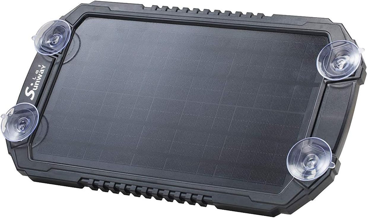 12V 8W Portable Waterproof Solar Car Battery Trickle Charger J953113