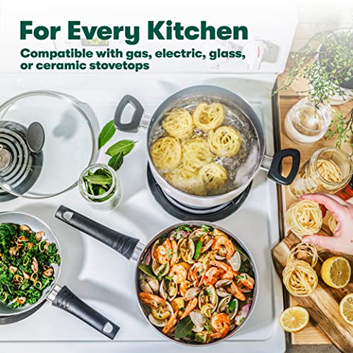 12 Piece Nonstick Black Cookware Set with Utensils F82570