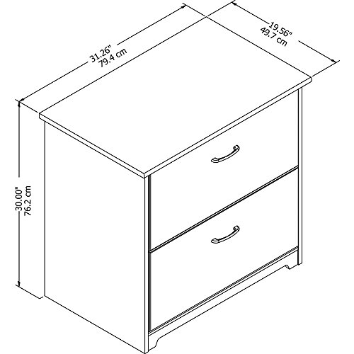 Heather Gray Lateral File Cabinet B12915