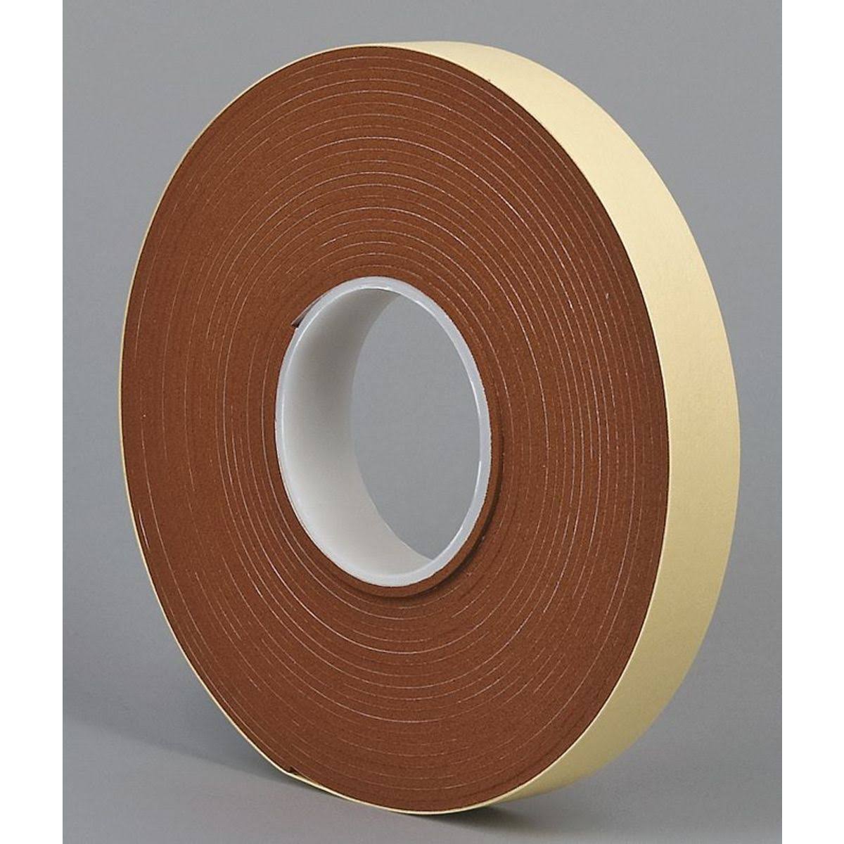 Foam Tape, 1/2 in x 10 Yd, Orange J978097