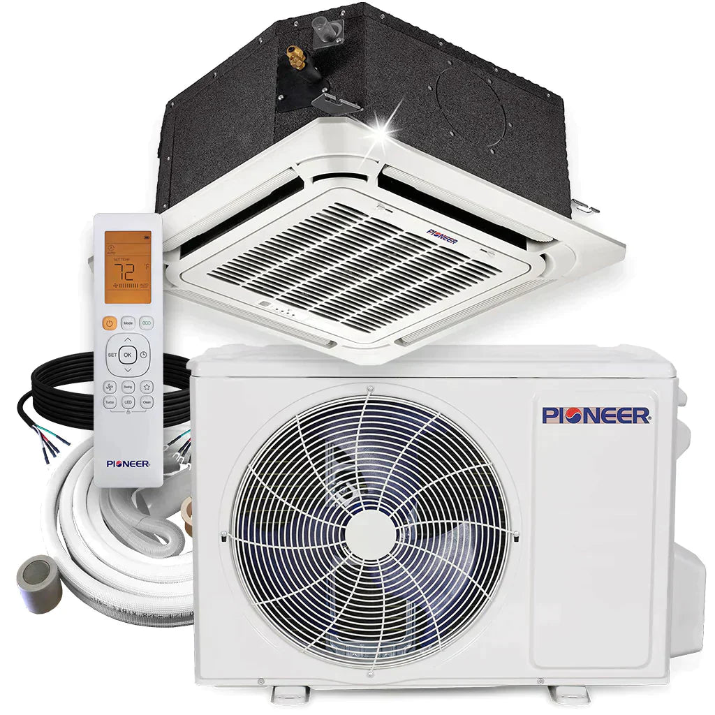 12,000 BTU 22 SEER Compact Cassette Mini-Split Air Conditioner Heat Pump System X5317