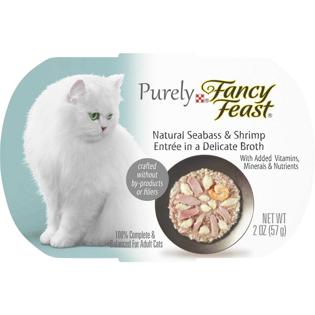 Natural Seabass & Shrimp in Broth Cat Food E6126