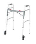 Two Button Folding Walker with 5 Wheels C832921