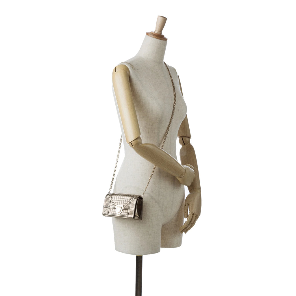 Patent Leather Gold Crossbody Bag S2050