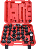 33Pcs Radiator and Cap Pressure Tester Kit Vacuum Type Cooling System Kit H756147