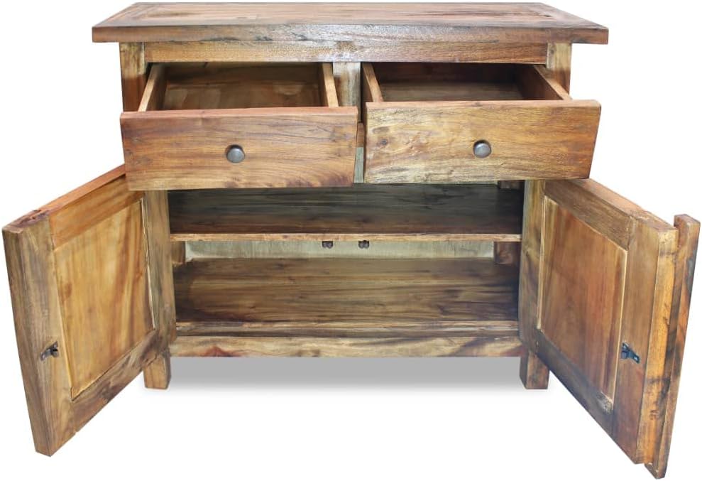 Solid Reclaimed Wood Storage Cabinet 29.5"x11.8"x25.6" N962
