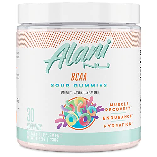 SOUR PEACH RING BCAA Supplement Powder 30 Servings Q883716