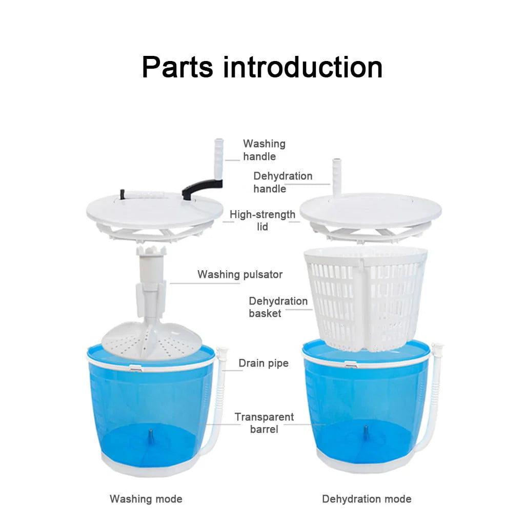 Portable Mini Manual Washer And Dryer X619