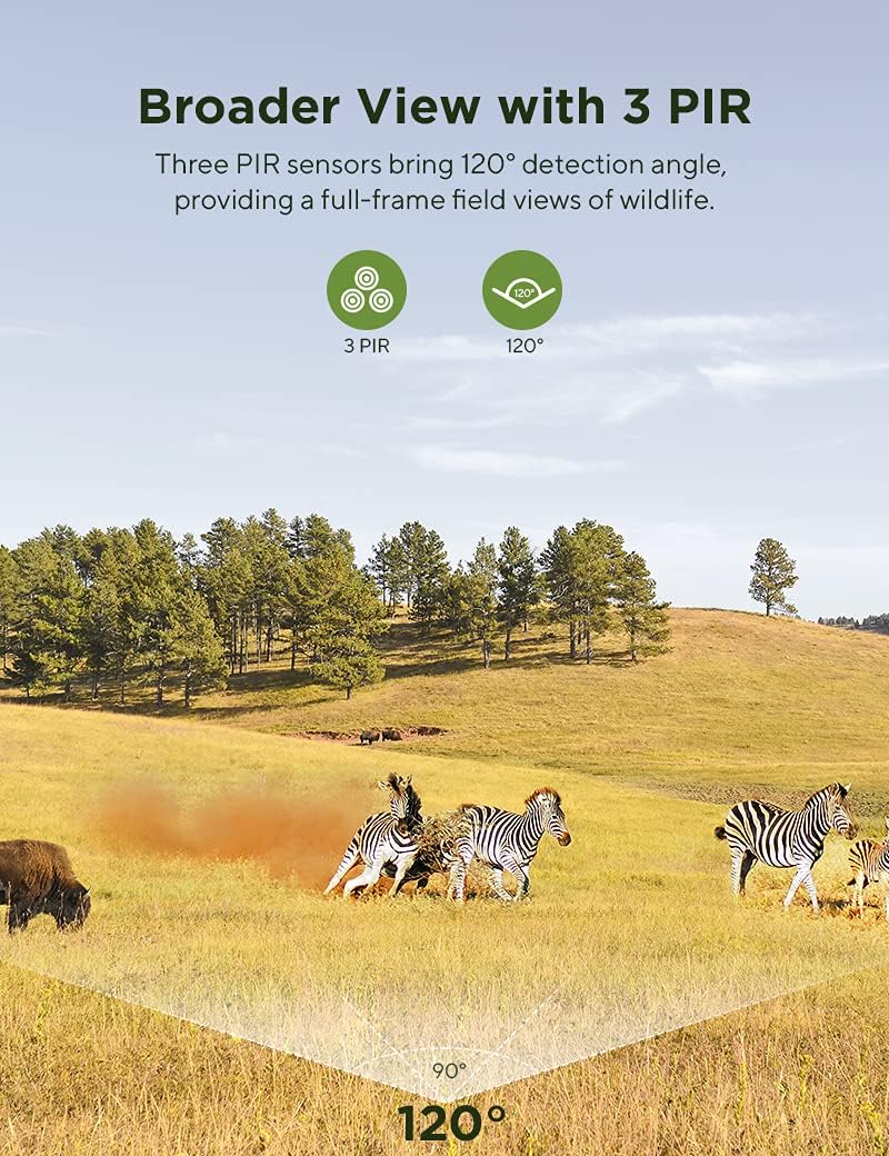 WiFi Bluetooth 30MP 1296P Hunting Camera with IR Night Vision and IP66 Waterproof S2422