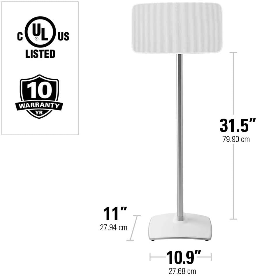 White Wireless Speaker Stand M890503