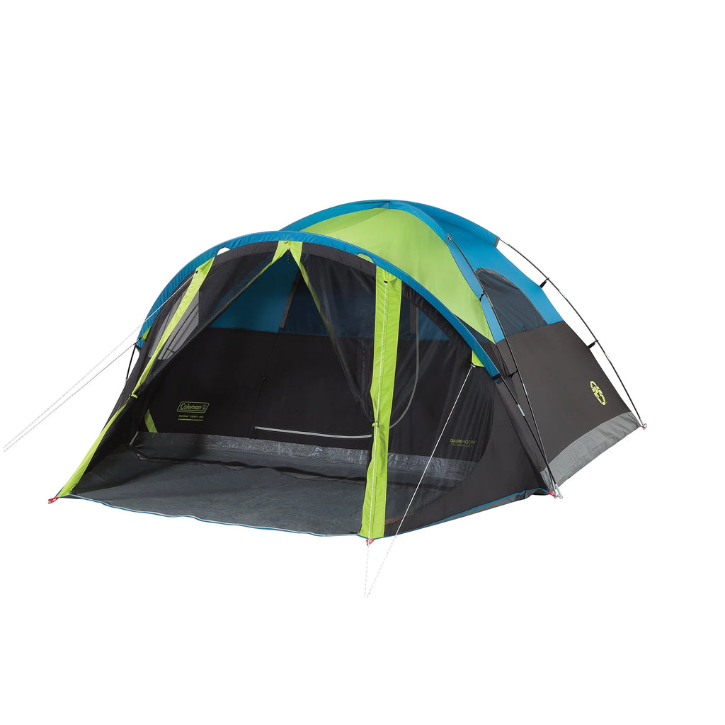 4-Person Dark Room Dome Camping Tent with Screen Room, Green F204517