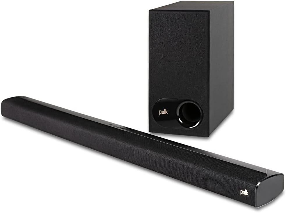 Ultra-Slim TV Sound Bar with Wireless Subwoofer, Black Z944