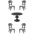5-Piece Dining Table and 4 Side Chairs in Espresso S94691