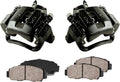 Black Powder Coated Calipers and Ceramic Brake Pads X5392