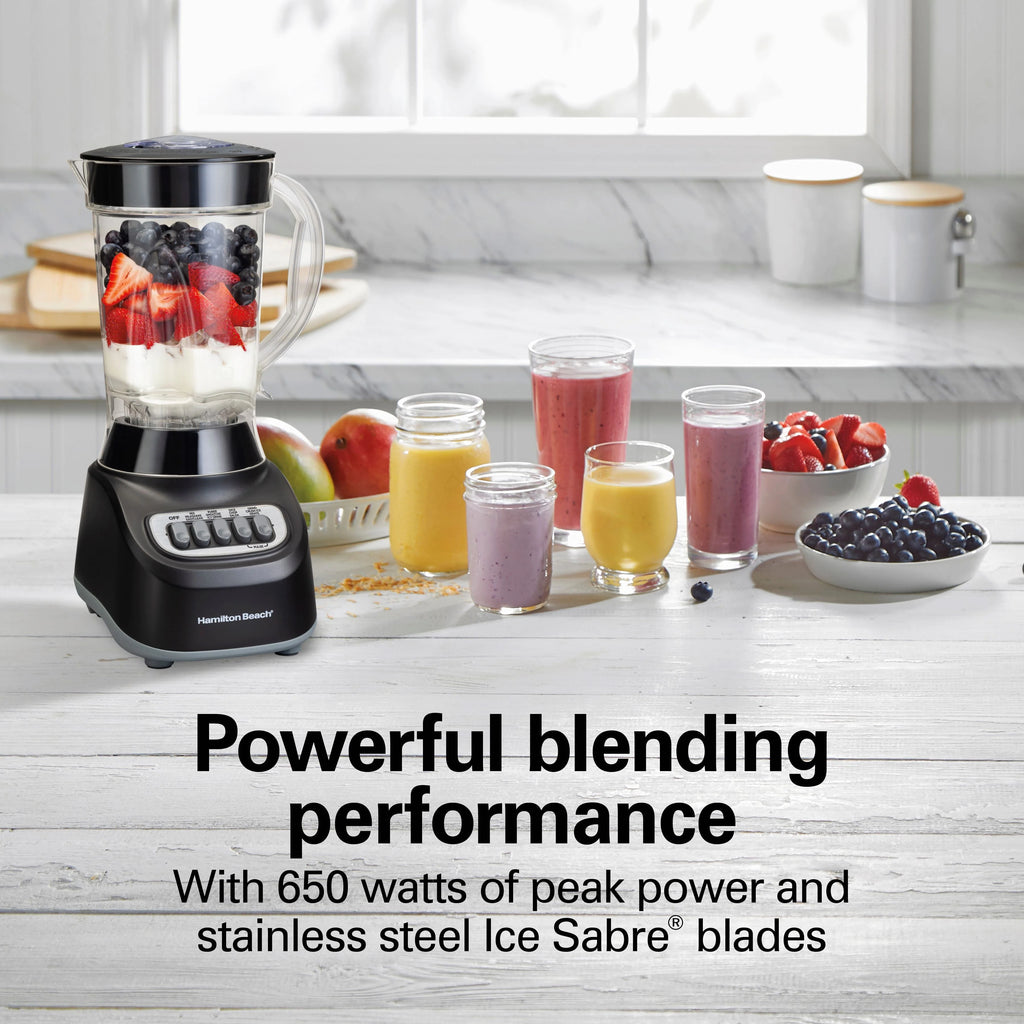 Black 48 oz. Smoothie Blender J68659