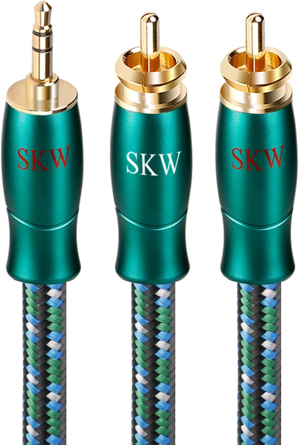 Single Speaker Cable with Banana and Spade Plugs 5ft N7955
