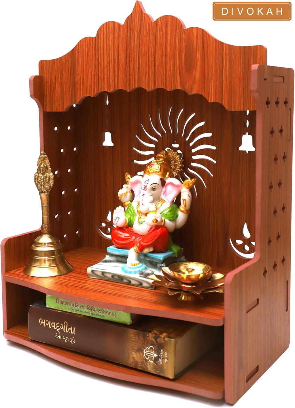Mdf Wooden Wall Mounted Temple Z9411