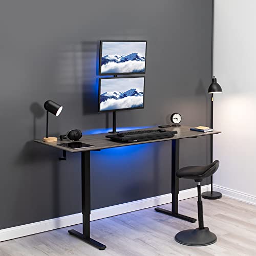 Dual Monitor Desk Mount Stand for 2 LCD Ultrawide Screens up to 34 inches T2005