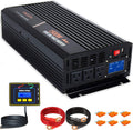 1500 Watt Pure Sine Wave Inverter 12v DC to AC 110v 120v with LCD Display N433