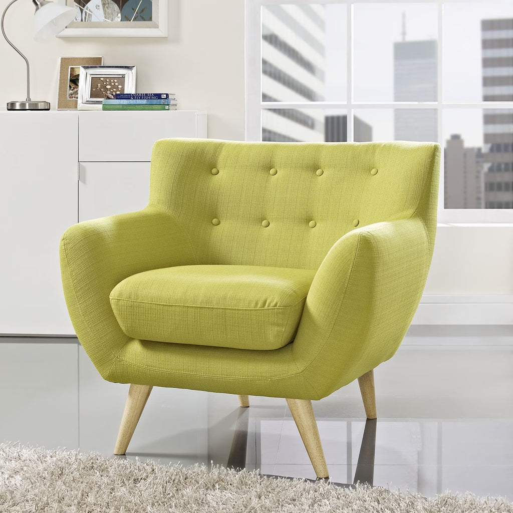 Wheatgrass Upholstered Fabric Armchair E9514
