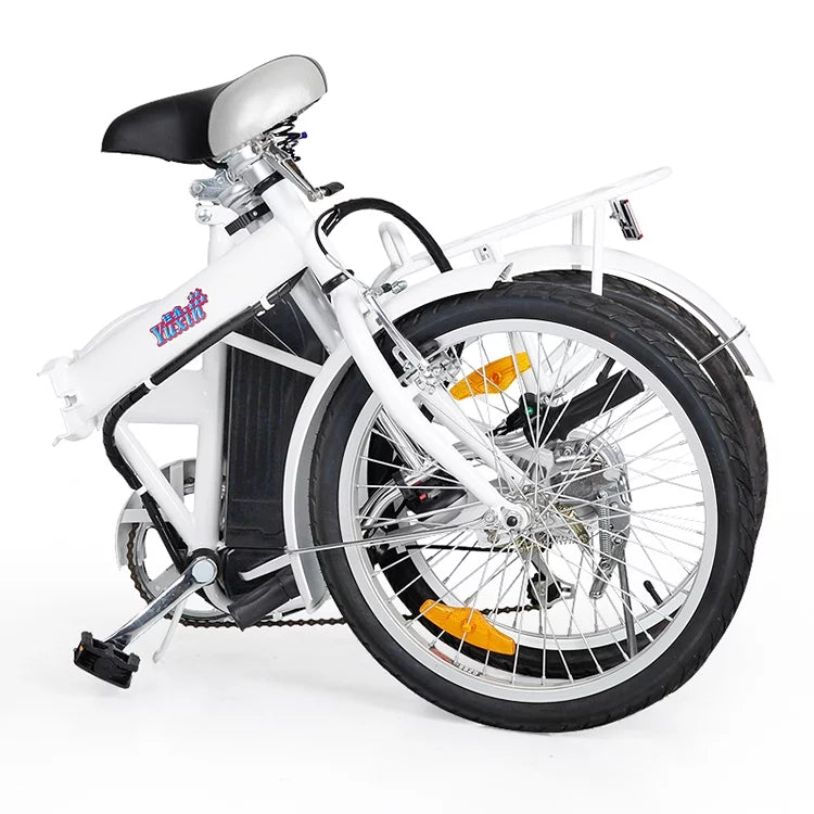 20" Folding Electric Bike with Removable Lithium-Ion Battery, 250W, Blue C770373