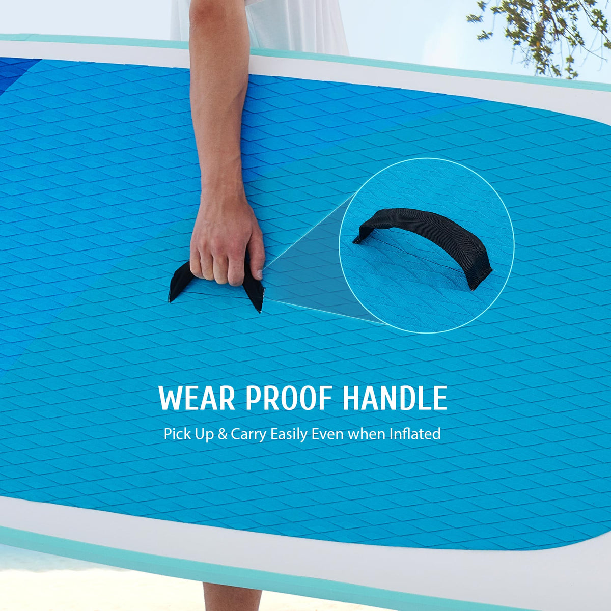 Inflatable Paddle Board 10'6" SUP Board Set with Air Pump, Green P8660