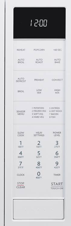 Countertop Convection Microwave Oven 1.5 CU. FT. 900W Matte White D3126
