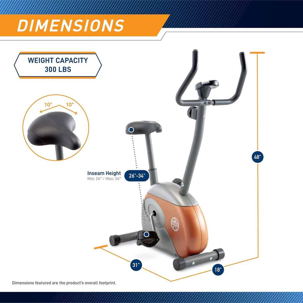 Upright Exercise Bike with Resistance Q870