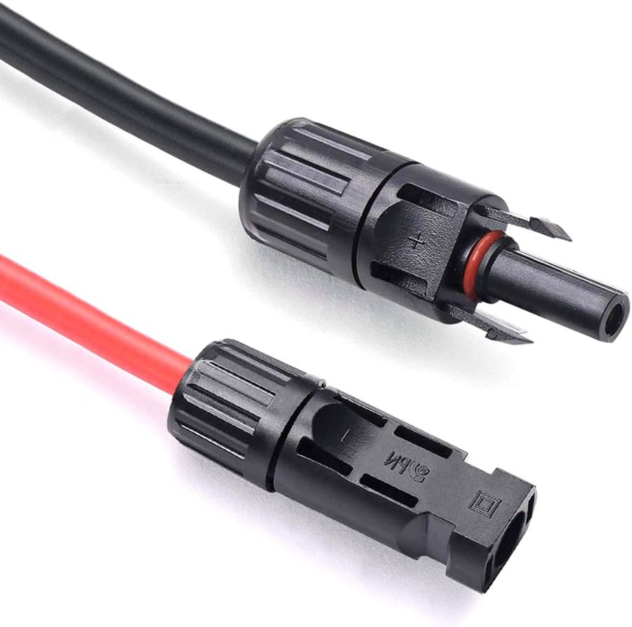 10 AWG 50 Feet Solar Extension Cable with Female and Male Connector A59392