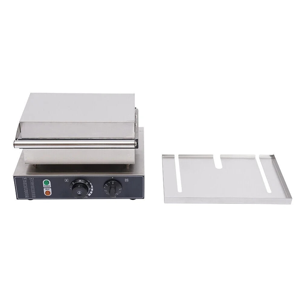 4 PCS Commercial Nonstick Electric Hot Dog Waffle Maker P340