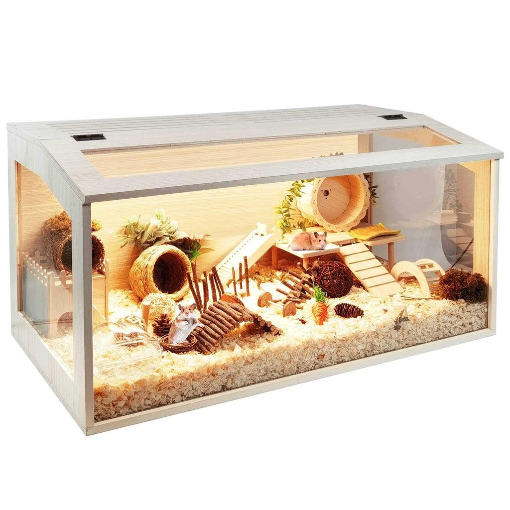 Hamster Cage Wooden with Acrylic Sheets P535