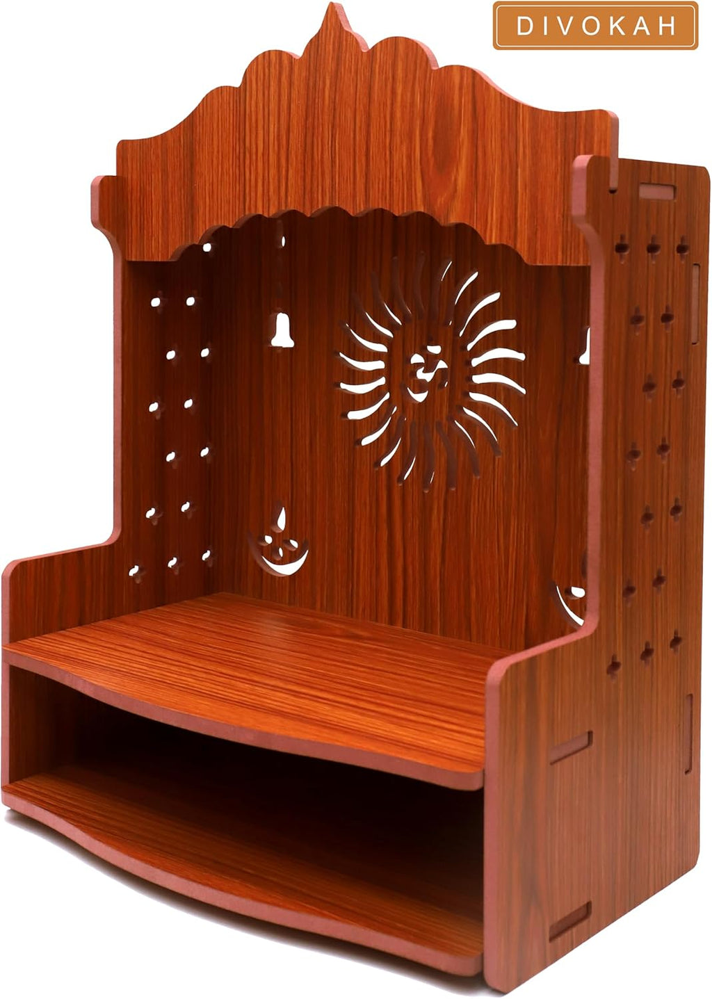 Mdf Wooden Wall Mounted Temple Z9411