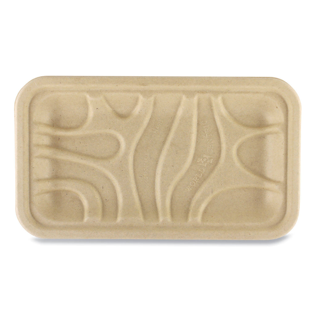 Fiber Trays, 8.3 x 4.9 x 0.7, Natural, 500/Carton R5401