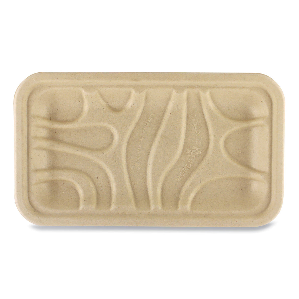 Fiber Trays, 8.3 x 4.9 x 0.7, Natural, 500/Carton R5401
