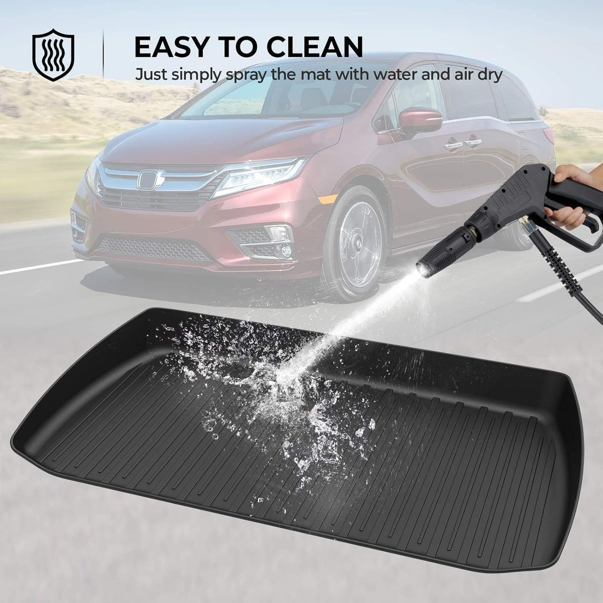 Black All Weather Cargo Trunk Liner Z606