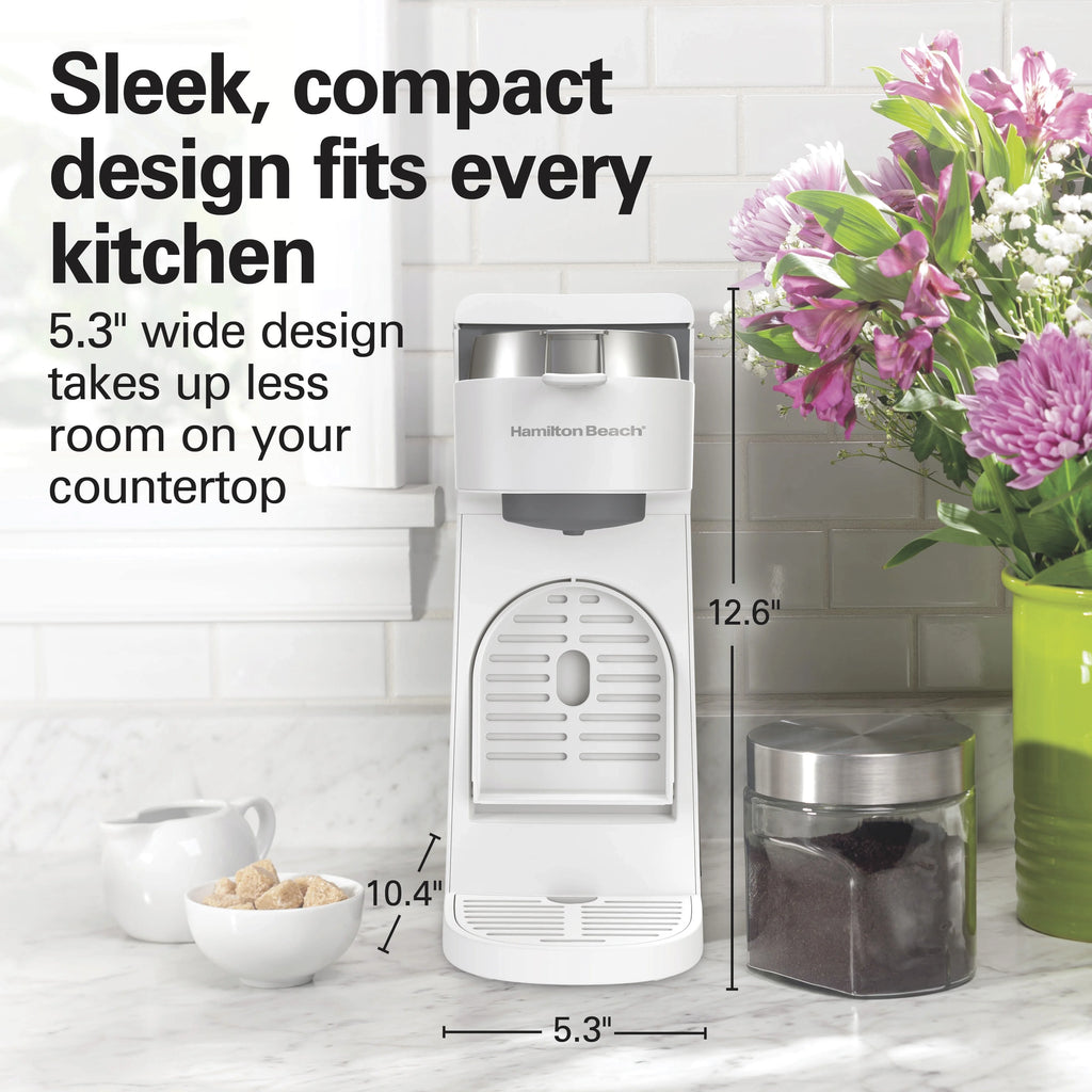 Single-Serve Coffee Maker, White A27969