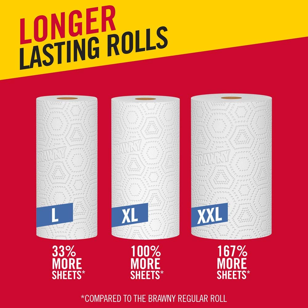 6 Large Rolls Full Sheet Paper Towels W2826