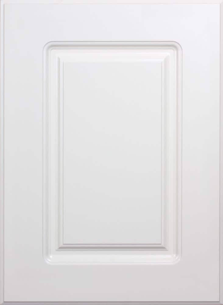 White Raised Square Panel Kitchen Cabinet Door N8857