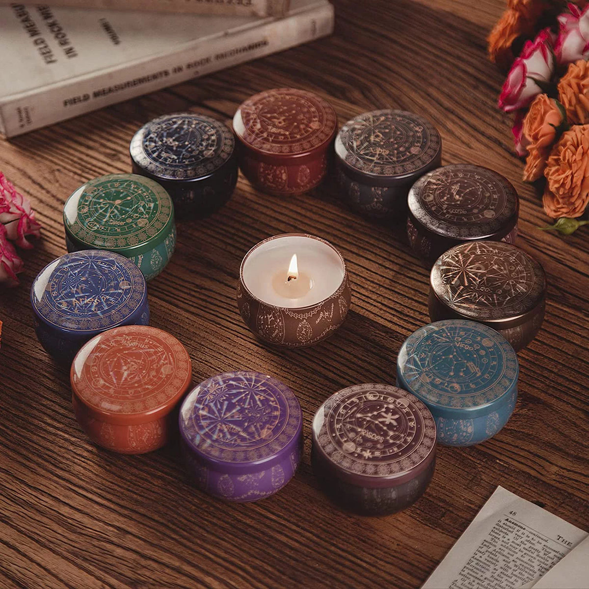 12 Pack Soy Scented Candles, 30 oz Q643033