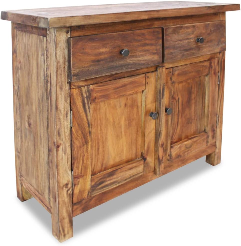 Solid Reclaimed Wood Storage Cabinet 29.5"x11.8"x25.6" N962