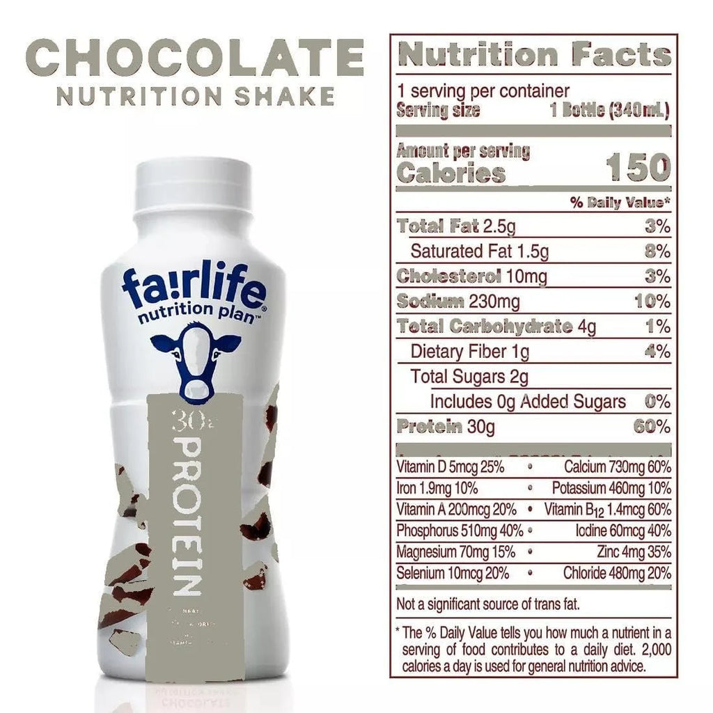 11 oz Pack of 6 Chocolate Protein Shakes S474944