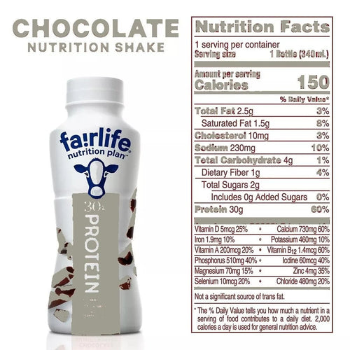 11 oz Pack of 6 Chocolate Protein Shakes S474944
