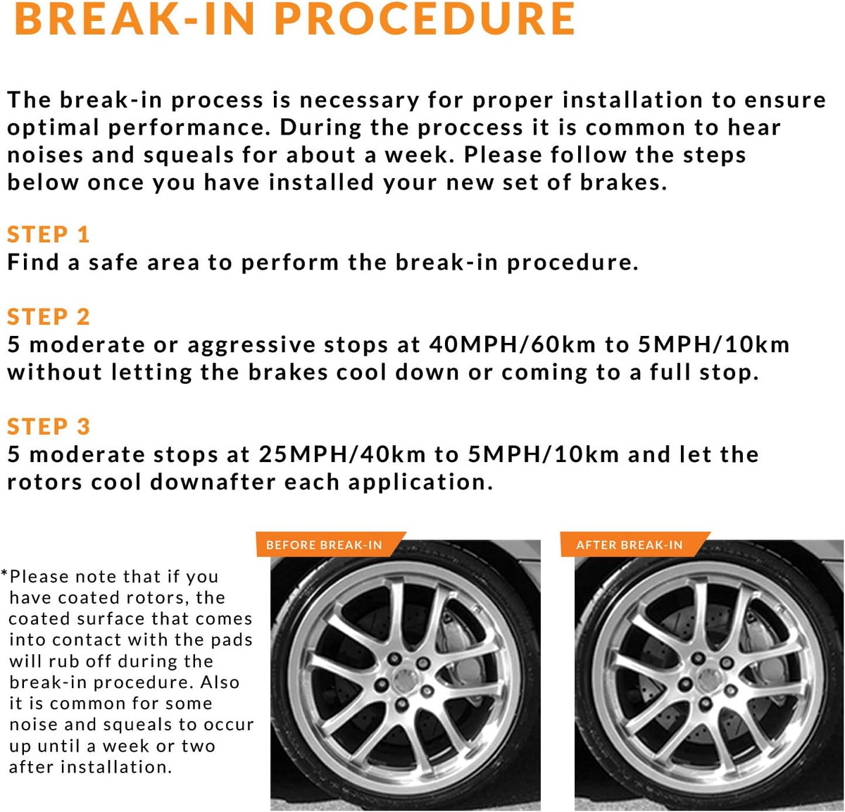 Max Brakes Premium OE Rotors with Carbon Ceramic Pads R444956