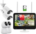 8CH Wireless Security Camera System with HD Monitor M6186