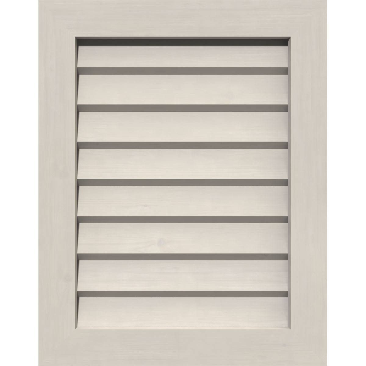Primed Non-Functional Vertical Gable Vent U41279